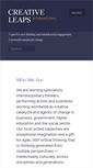 Mobile Screenshot of creativeleaps.org